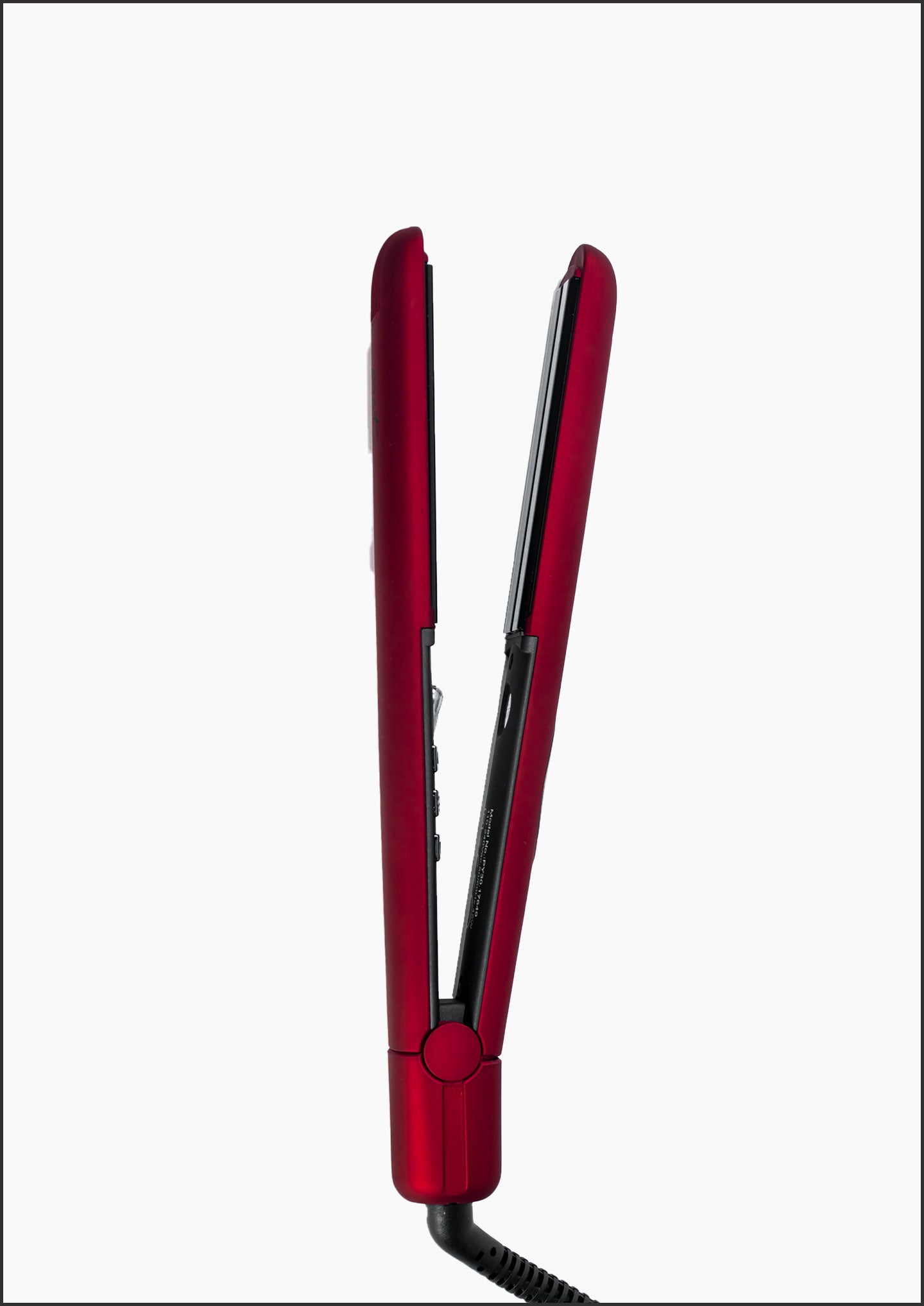 Far Infrared styler - Tourmaline-infused ceramic plates Red