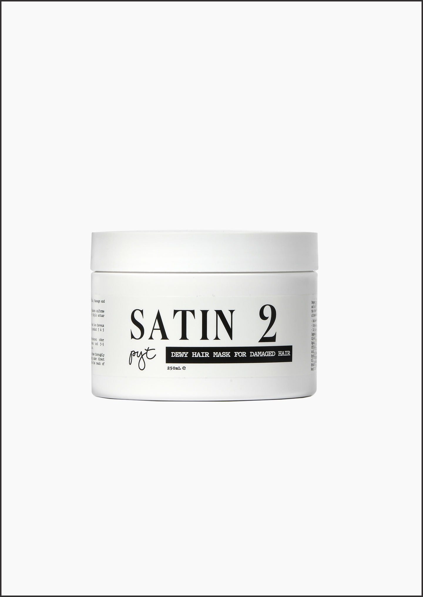 Satin 2 - Dewy Hair Mask For Damaged Hair
